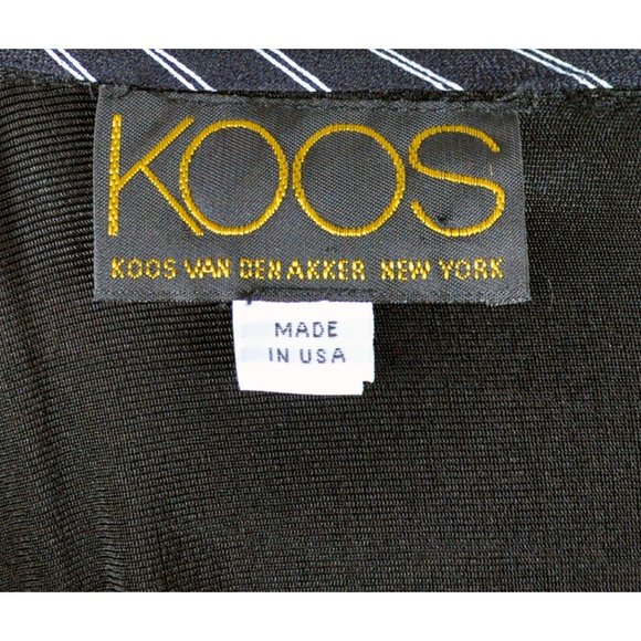 Vintage Koos Van Den Akker Stretch Tiewaist Top - Picture 2 of 7